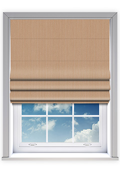 Tivoli Flax Roman Blind