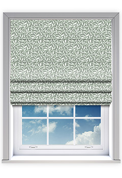 Vine Olive Roman Blind