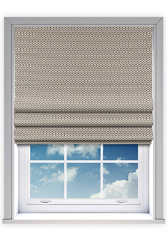 Vista Smoke Roman Blind