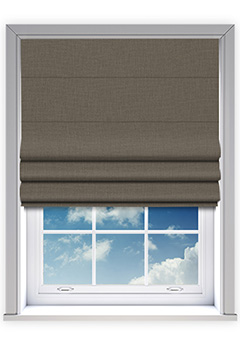 Lora Biscuit Roman Blind