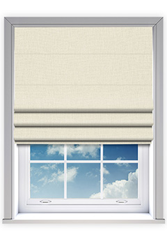 Lora Ivory Roman Blind
