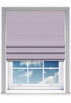 Lorenzo Mauve Roman Blind