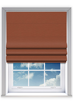 Lorenzo Terracota Roman Blind