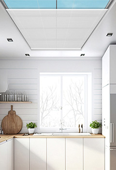 Dimout Relife White Roof Blind