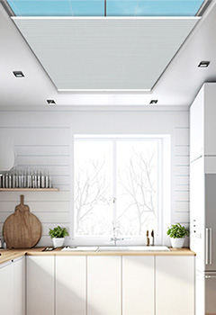 Blackout White Roof Blind