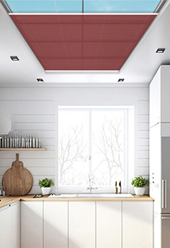 Dimout Red Roof Blind