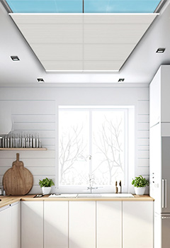 Blythe FR ASC White Roof Blind