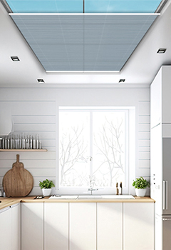 Elan Denim Duette Roof Blind