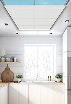 Hesper White Roof Blind