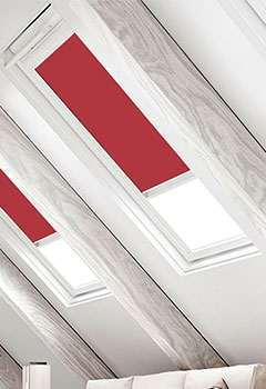 Bella Scarlett Blockout Fakro Skylight Blind