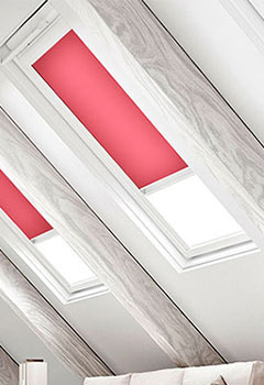 Splash Scarlett Dimout Fakro Skylight Blind