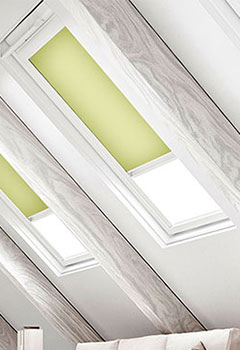 Splash Vine Dimout Keylite Skylight Blind