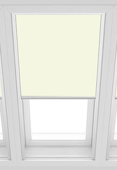 Unilux Cream PVC Blockout Keylite Skylight Blind