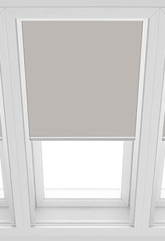 Unilux Grey PVC Blockout Keylite Skylight Blind