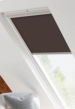 Keylite Brown Keylite Skylight Blind