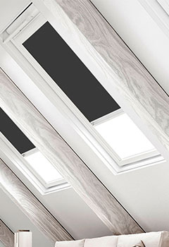 Bella Noir Blockout Blinds4uk For Velux Blind