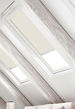 Bella Oyster Blockout Blinds4uk For Velux Blind