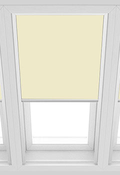 Unilux Butter PVC Blockout Blinds4uk For Velux Blind