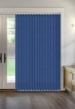 Thermal Dark Blue Vertical Thermal Blind