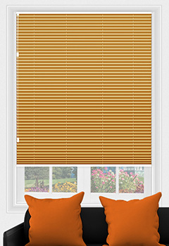 Blenheim Ochre Pleated Thermal Blind