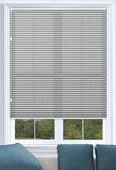 Nouveau Frosted Grey Cellular Pleated Thermal Blind