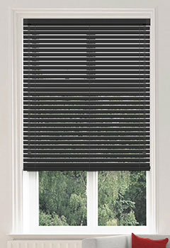 35mm Black Venetian Blind