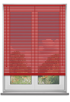 Primary Red 25mm Venetian Blind