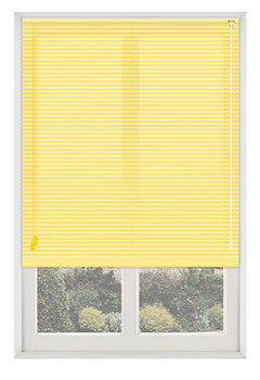 15mm Golden Yellow Aluminium Venetian Blind