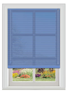 15mm Sea Blue Aluminium Venetian Blind