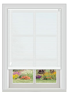 15mm White Aluminium Venetian Blind