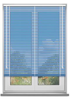 50mm Sea Blue Aluminium Venetian Blind