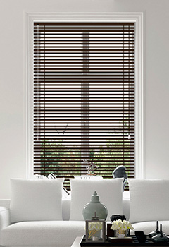Mahogany 25mm Aluminium Venetian Blind