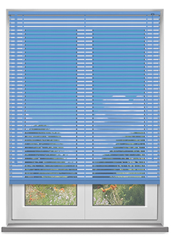 Sandy Blue Venetian Blind