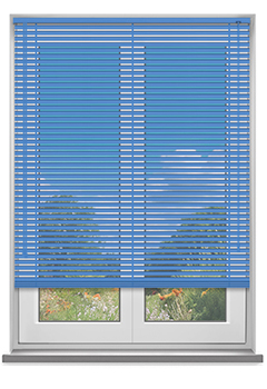 Sparkle Blue 25mm Aluminium Venetian Blind