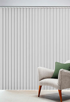 Occa Gesso Rigid PVC Vertical Blind