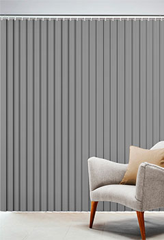Zurich Carbon Rigid PVC Vertical Blind