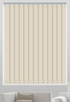 Bella Butter Blockout Vertical Blind