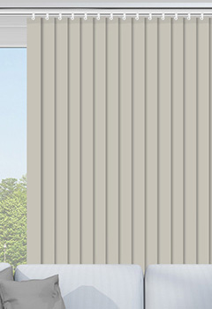 Bella Grey Whisper Blockout Vertical Blind