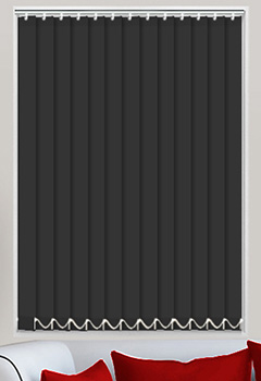 Bella Noir Blockout Vertical Blind