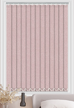 Glimpse Blush 89mm Vertical Blind