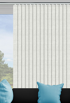 Samba Frost 89mm Vertical Blind