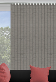 Plaza Graphite 89mm Vertical Blind