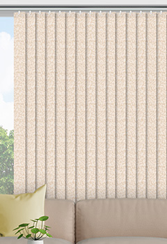 Isla Ivory 89mm Vertical Blind