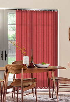 Henlow Chilli Vertical Blind