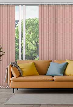 Bliss Mandarin 89mm Vertical Blind