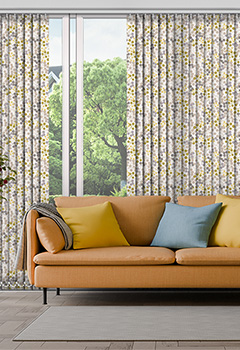 Burst Citrus 89mm Vertical Blind
