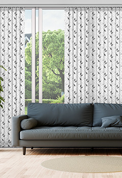 Carter Pewter 89mm Vertical Blind