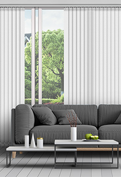 Fuse Silver 89mm Vertical Blind