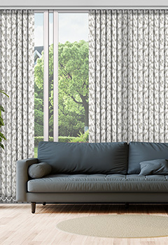 Impasto Charcoal 89mm Vertical Blind