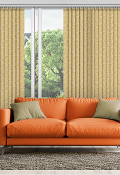 Livia asc Yellow 89mm Vertical Blind